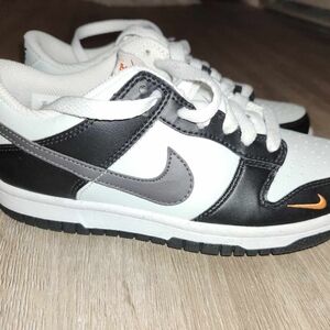 Kids Black and White Sneakers